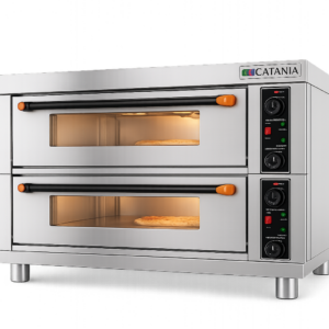horno de piso refractario de 2 camaras para 2 bandejas