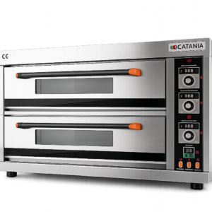 horno de piso refractario de 2 camaras para 4 bandejas y 6 bandejas