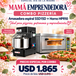 promo dia de la mmadre pizzeria